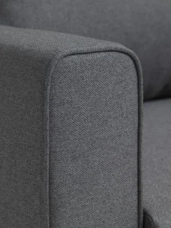 SKILLEBEKKCanapé convertible SKILLEBEKK tissu gris foncé