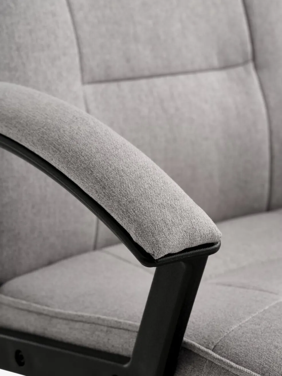 SKODSBORGFauteuil de bureau SKODSBORG tissu gris/noir