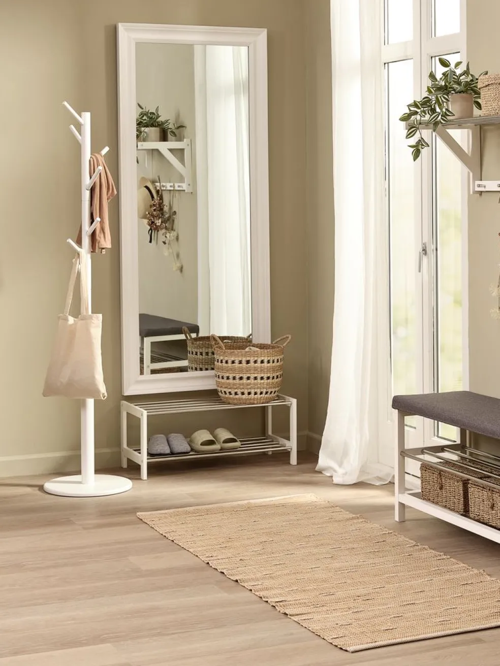 SKOTTERUPMiroir SKOTTERUP 78x180 blanc