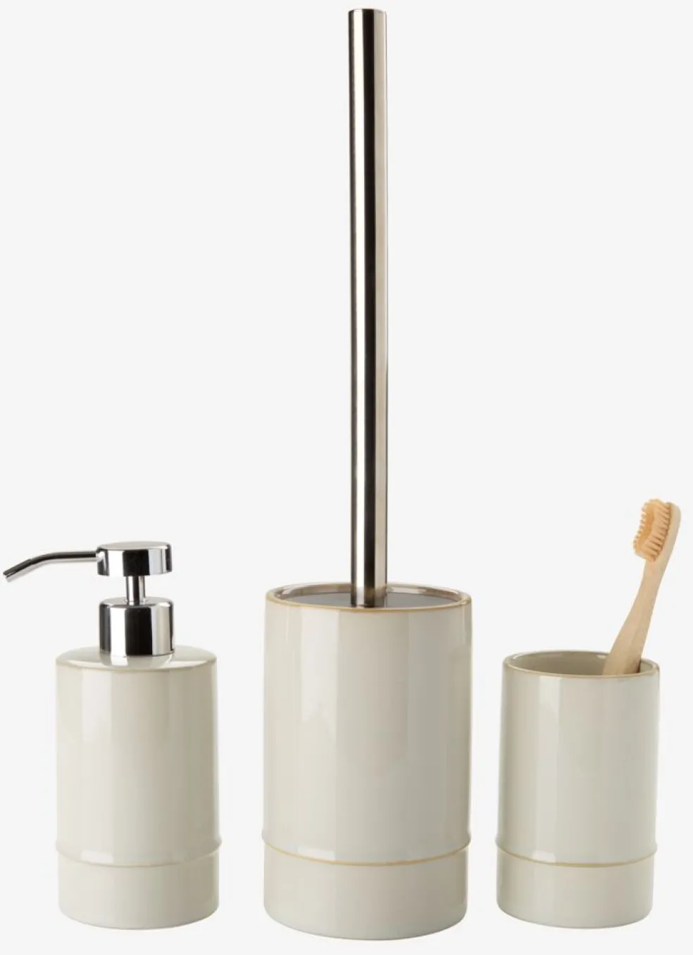 SMEDBYBrosse wc SMEDBY gris clair