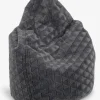 SNEKKERSTENPouf poire SNEKKERSTEN 60x90x60 gris