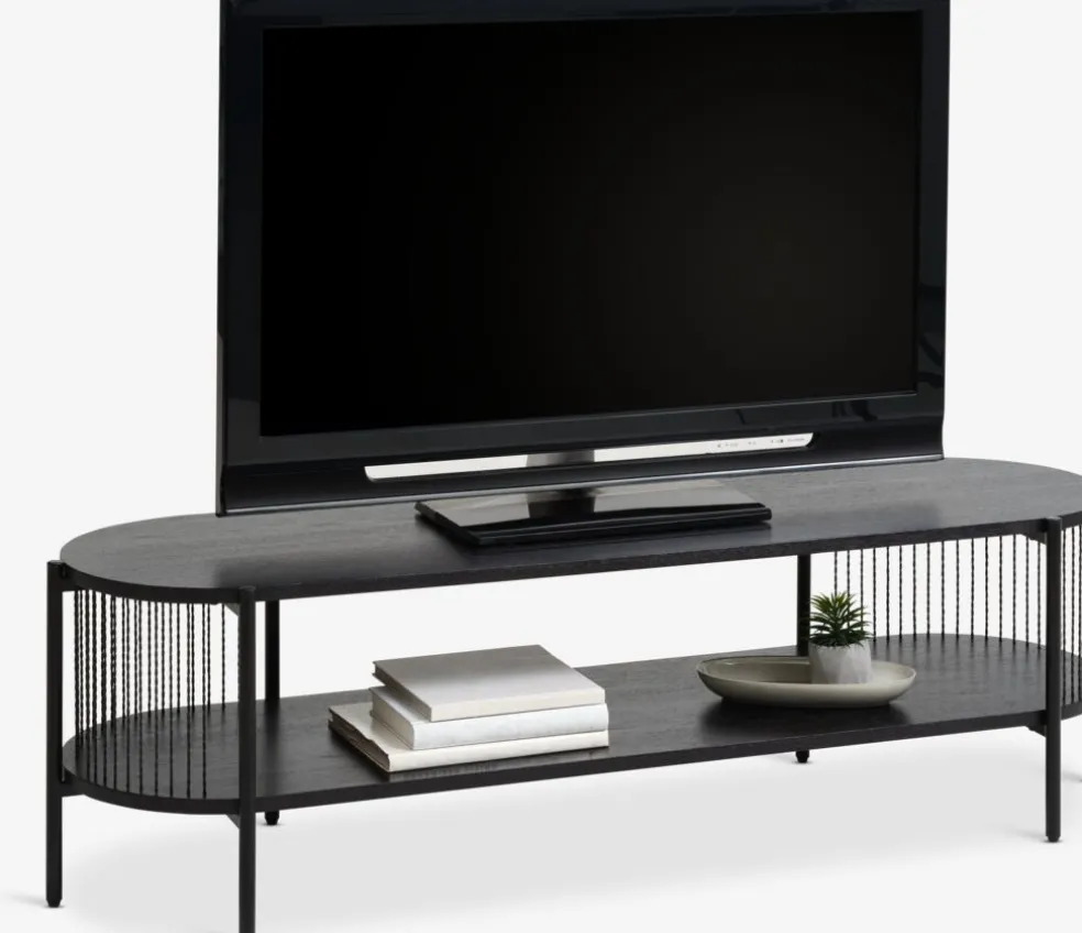SNESLEVMeuble TV SNESLEV 1 étagère noir