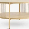 SNESLEVTable basse SNESLEV Ø70 coloris chêne naturel