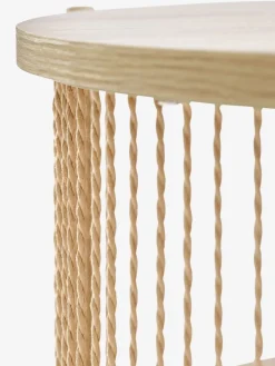 SNESLEVTable basse SNESLEV Ø70 coloris chêne naturel