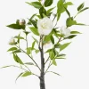 SOLOPGANGPlante artificielle SOLOPGANG H80 rose blanche