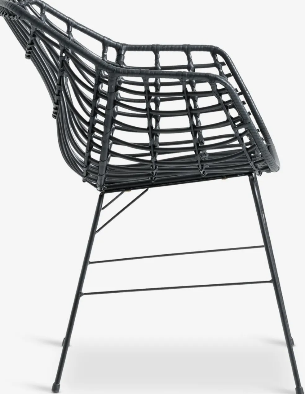 SONNERUP + ILDERHUSESONNERUP L215 table gis + 4 ILDERHUSE chaises noir