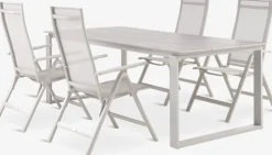 SONNERUP + LOMMASONNERUP L215 table + 4 LOMMA chaises beige