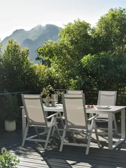 SONNERUP + LOMMASONNERUP L215 table + 4 LOMMA chaises beige
