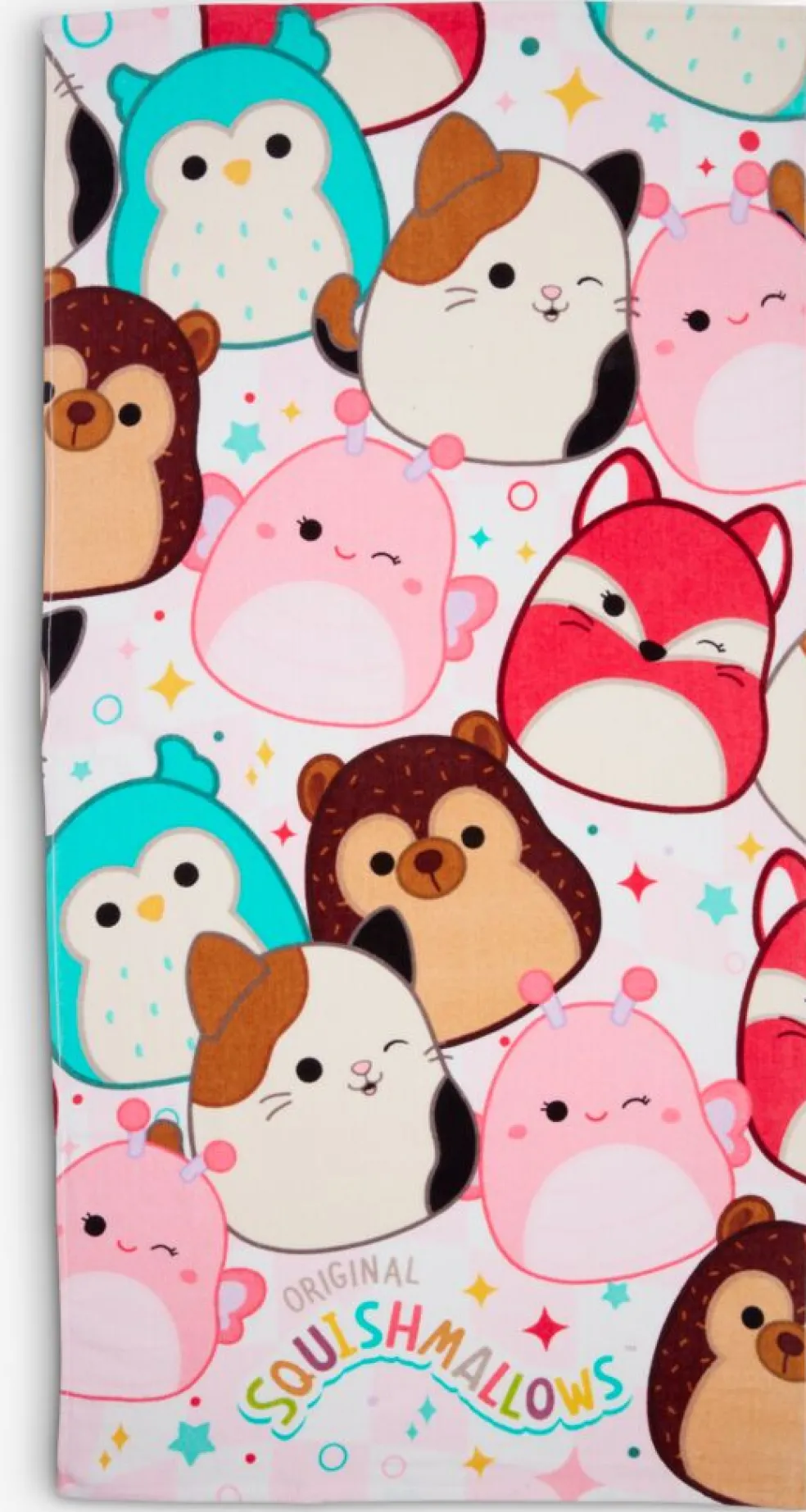 SQUISHMALLOWSGoldDrap de douche SQUISHMALLOWS 70x140