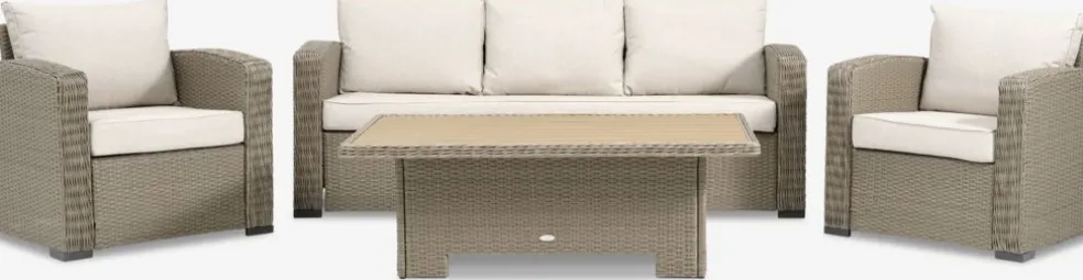 STAVERNEnsemble lounge STAVERN 5 personnes naturel
