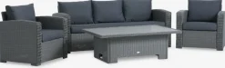 STAVERNEnsemble lounge STAVERN 5 personnes gris