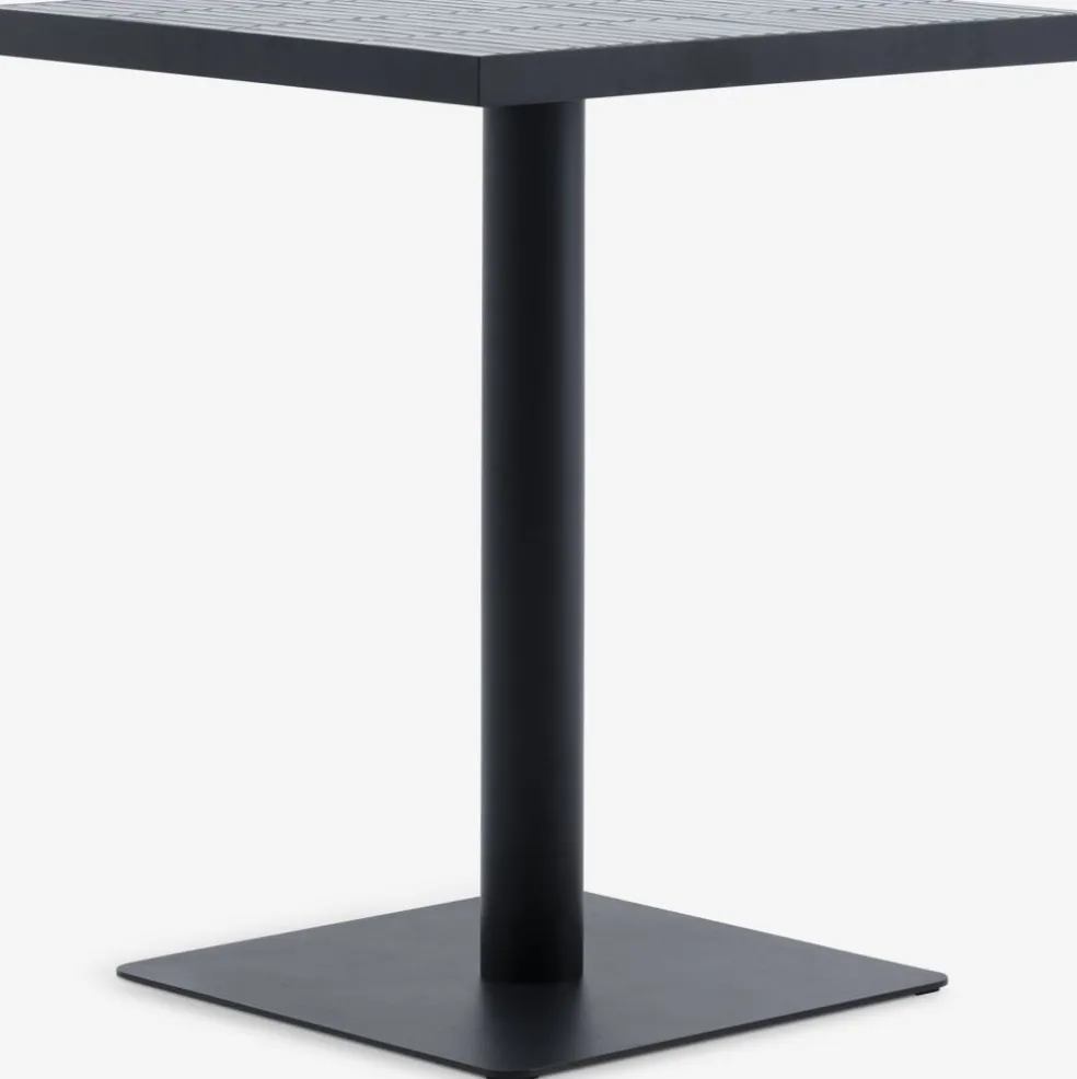 STENUNGSUND + STRANDBYSTENUNGSUND L60 table + 2 STRANDBY chaises gris