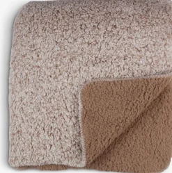 STORFRYTLEPlaid polaire STORFRYTLE 200x220 sable foncé