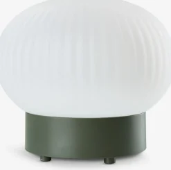 STORFUGLLampe de table rechargeable STORFUGL Ø15xH10cm vert foncé