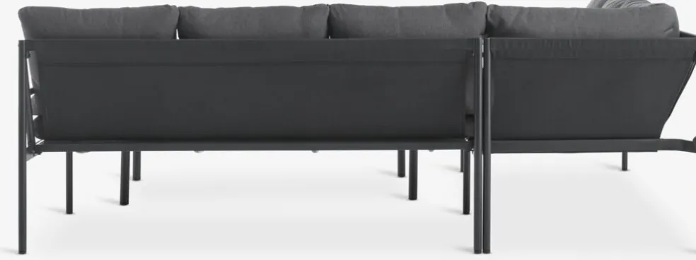 STROEMSTADEnsemble lounge STROEMSTAD 6 personnes noir