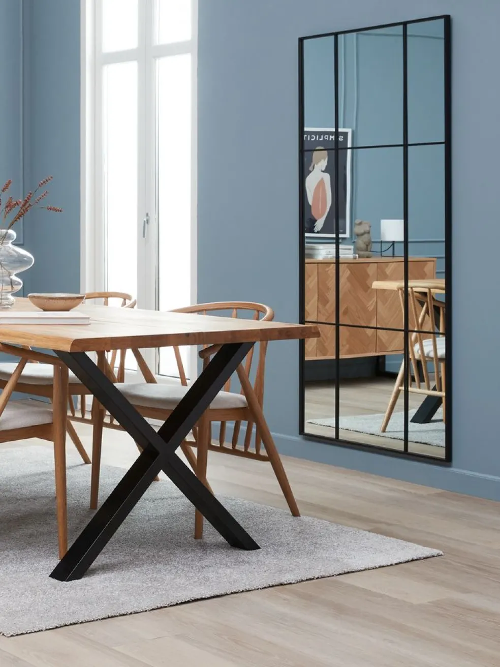 STUDSTRUPMiroir STUDSTRUP 80x180 noir