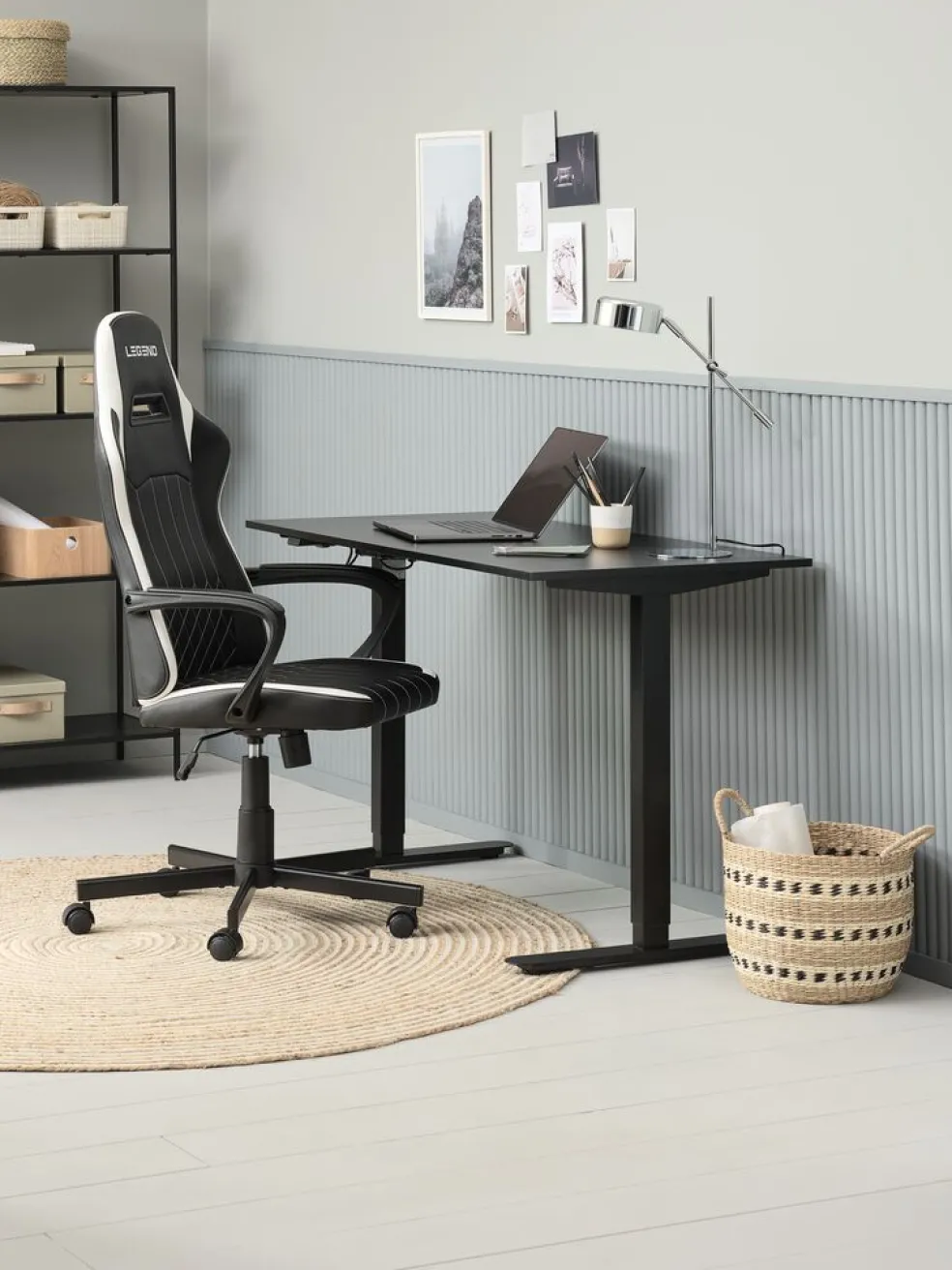 SVANEKEBureau à hauteur réglable SVANEKE 60x120 noir