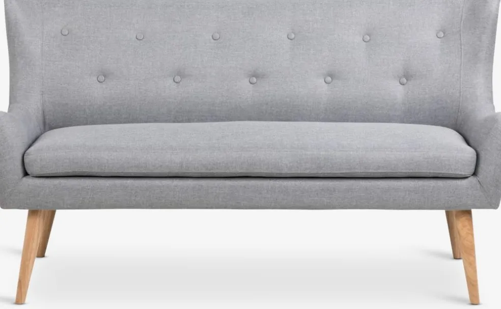 SVELVIKCanapé SVELVIK 2 places tissu gris clair/naturel