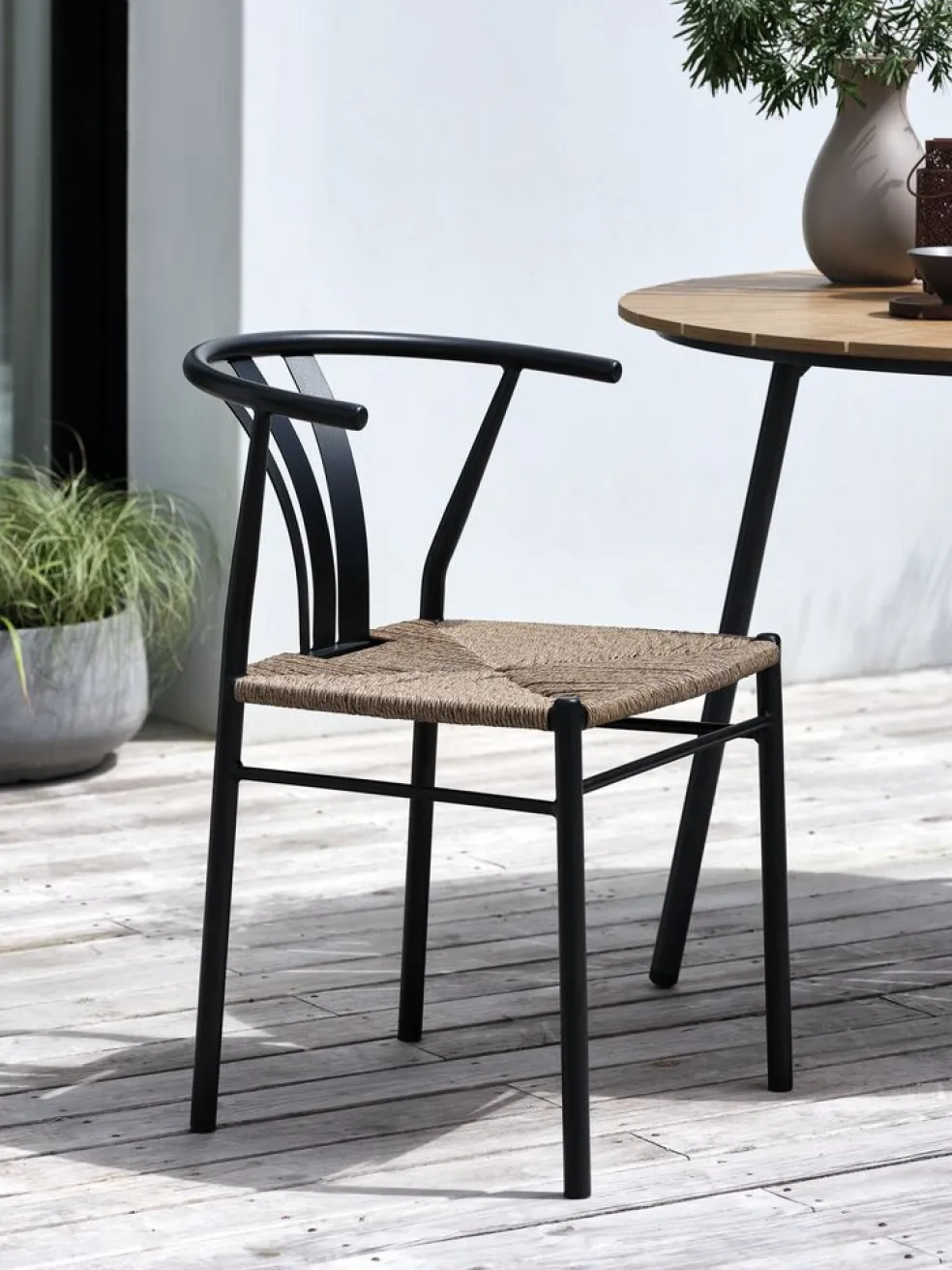 TAGMARKChaise de jardin TAGMARK noir