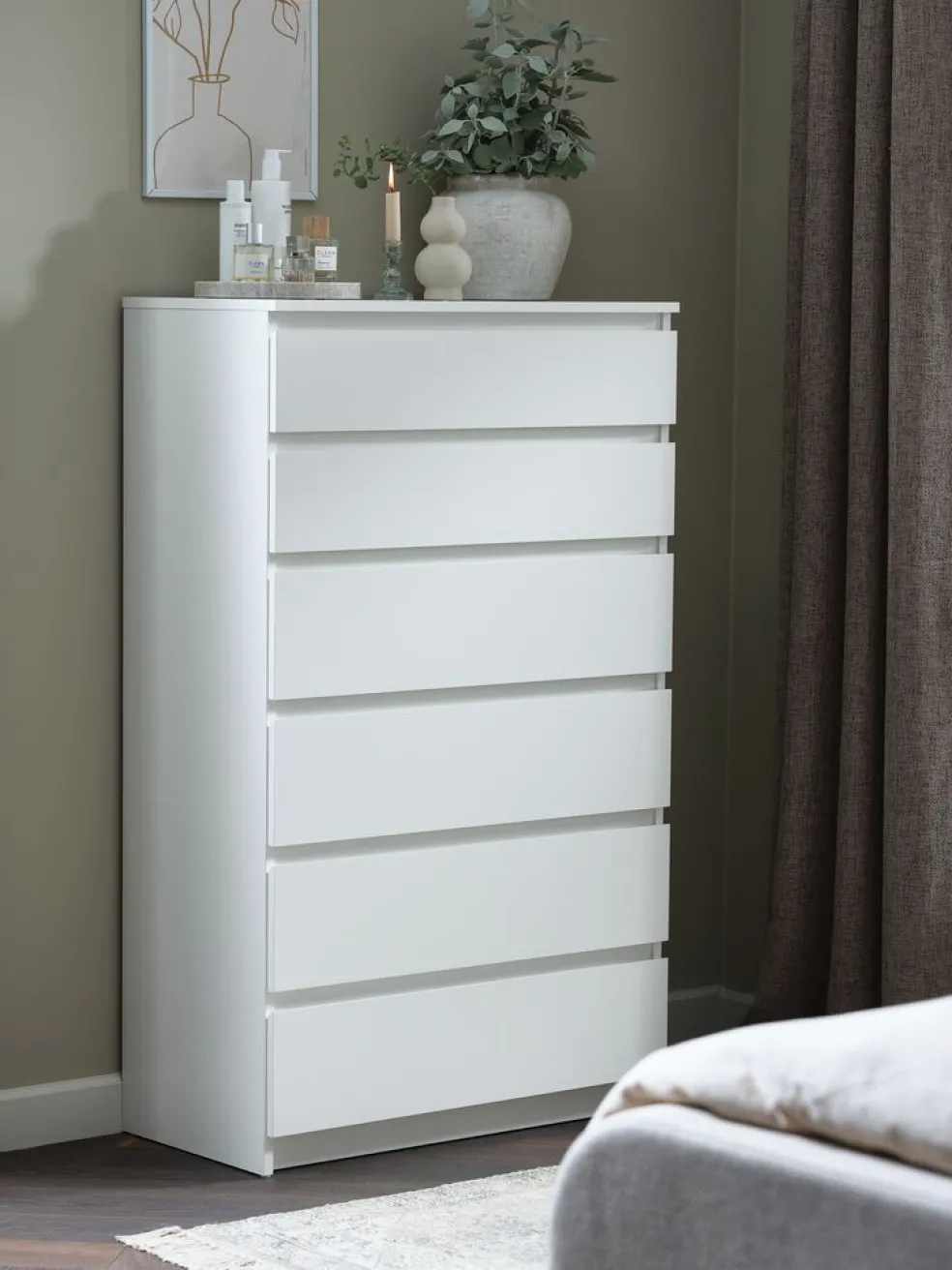 TANGECommode 6 tiroirs TANGE blanc