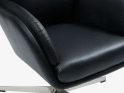 TANKEDALFauteuil inclinable a/repose-pieds TANKEDAL noir