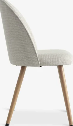 THORUPChaise THORUP tissu beige/coloris chêne naturel