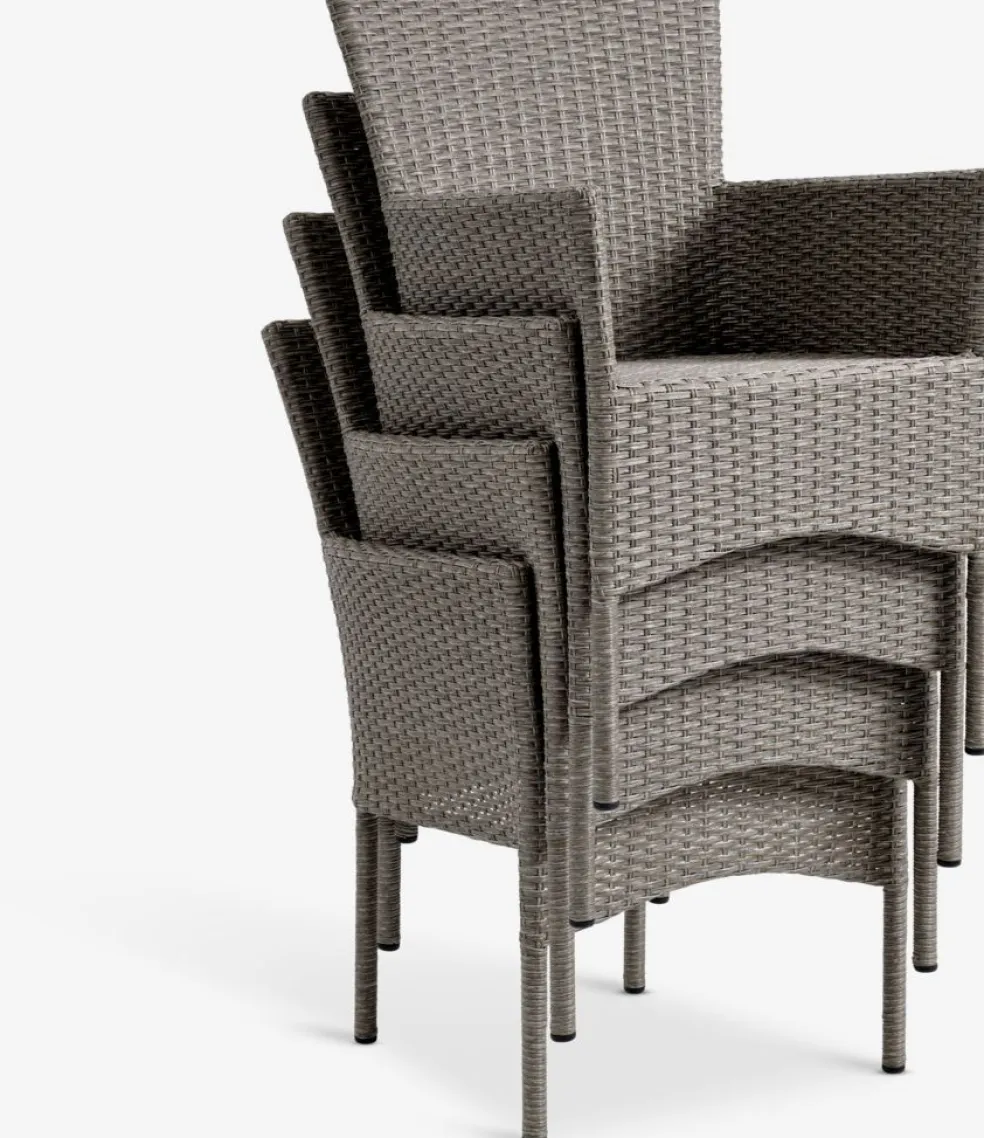 THY + AIDTTHY L60 table + 2 AIDT chaises naturel