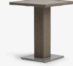 THY + AIDTTHY L60 table + 2 AIDT chaises naturel