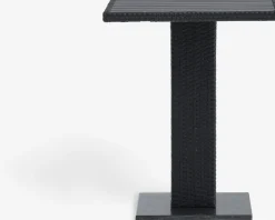 THY + GLOMFJORDTHY L60 table + 2 GLOMFJORD chaises noir