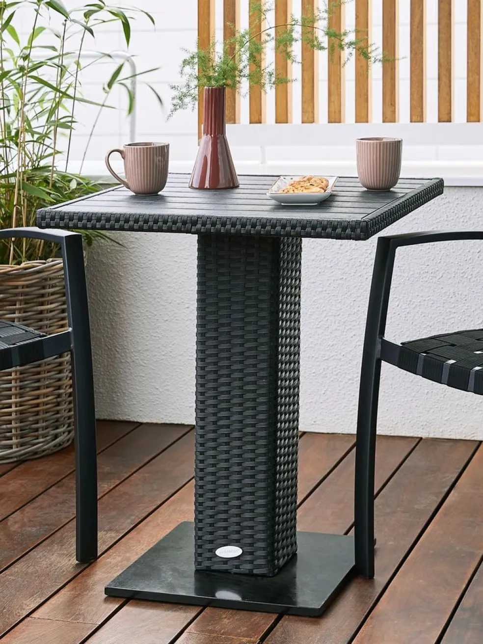 THYTable bistrot THY l60xL60 noir