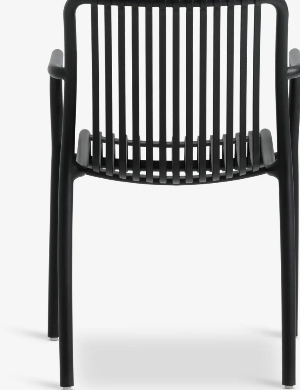 TIPMOSE + NABBENTIPMOSE L70 table gris + 2 NABBEN chaises noir