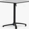 TIPMOSETable bistrot TIPMOSE l70xL70 gris