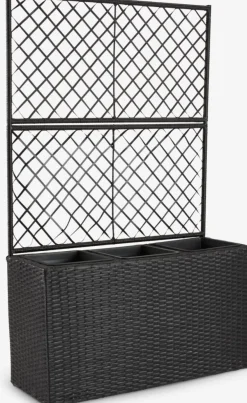 TRANAJardinière TRANA l30xL83xH130 noir