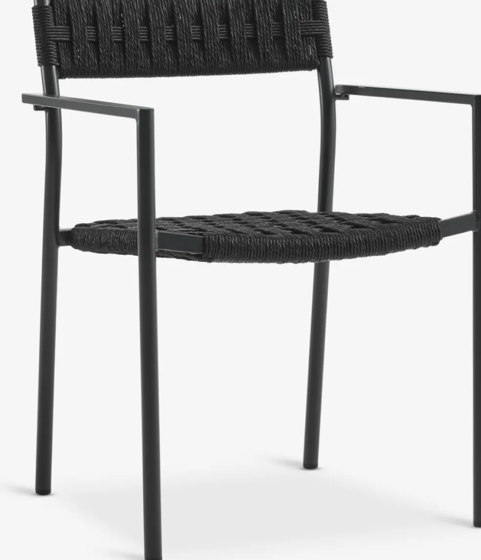 TRILLEVALLENChaise empilable TRILLEVALLEN noir