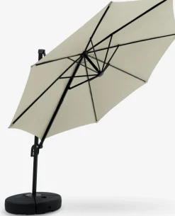 TRONDHEIMParasol déporté TRONDHEIM Ø300 blanc cassé