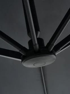 TRONDHEIMParasol déporté TRONDHEIM Ø300 blanc cassé