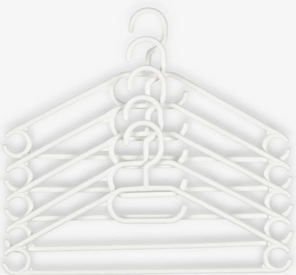 TRYGVECintres TRYGVE blanc 5pcs/pqt