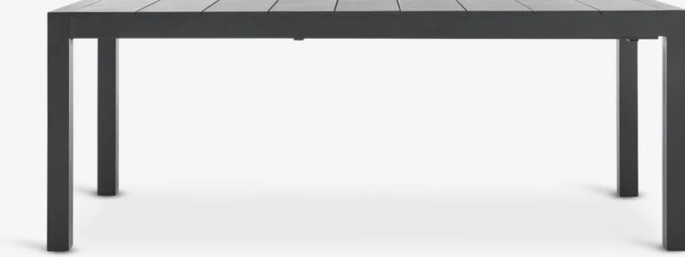 TYDAL + GUDHJEMTYDAL L208/272 table + 4 GUDHJEM chaises noir