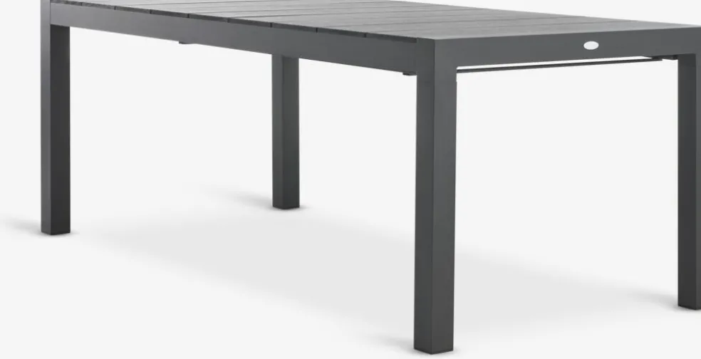 TYDALTable de jardin TYDAL l95xl208/272 noir