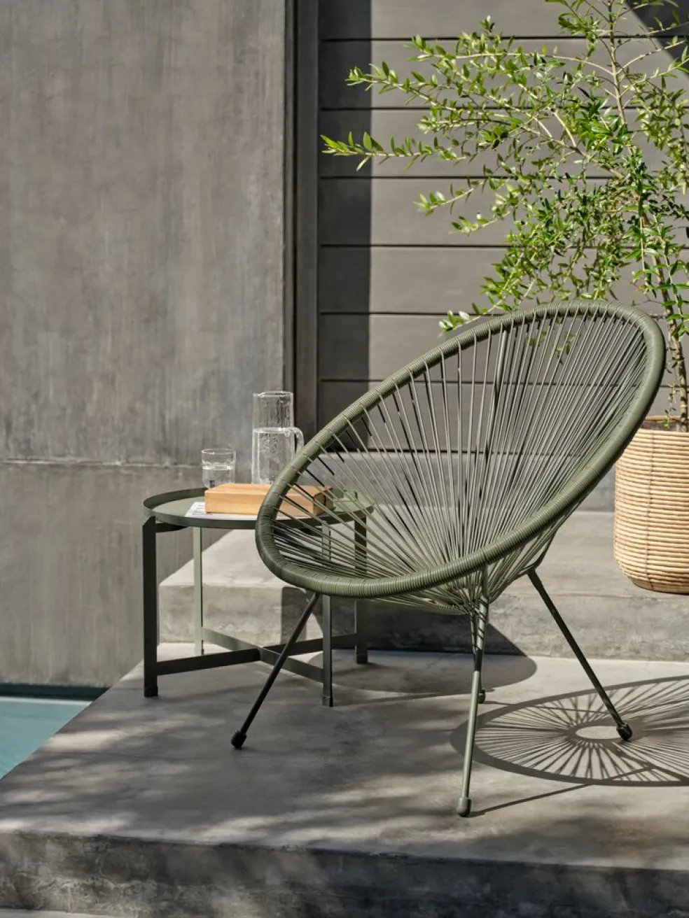 UBBERUPFauteuil lounge d'extérieur UBBERUP vert