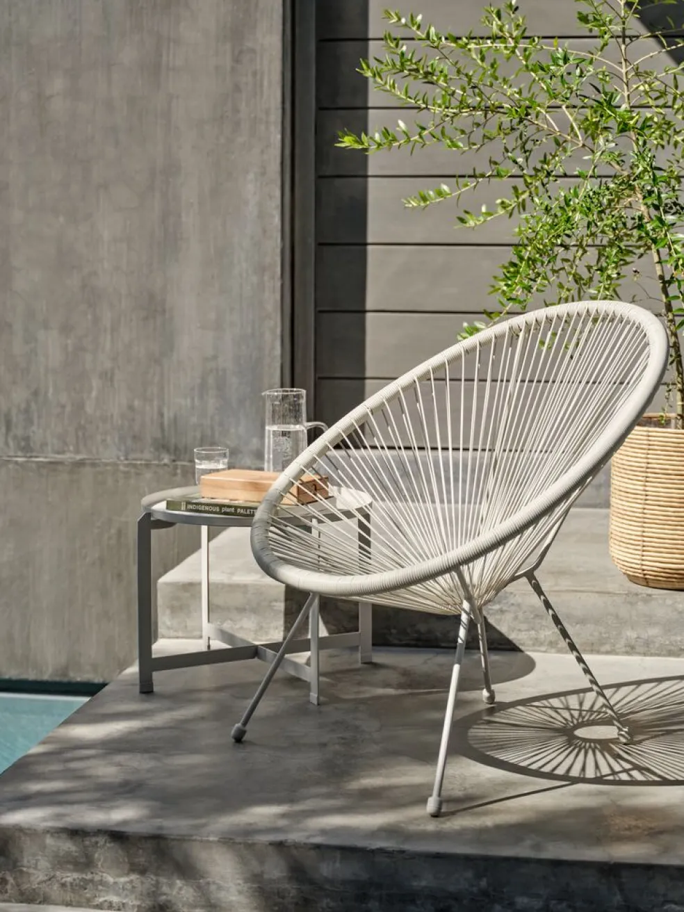 UBBERUPFauteuil lounge d'extérieur UBBERUP beige