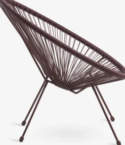 UBBERUPFauteuil lounge d'extérieur UBBERUP aubergine