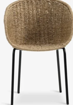 UDBYNEDER + TUERNEUDBYNEDER Ø120 table teck + 4 TUERNE chaises naturel