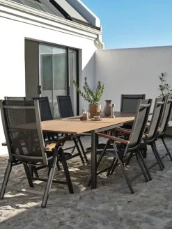 ULBJERGTable de jardin ULBJERG l99xl214/297 eucalyptus