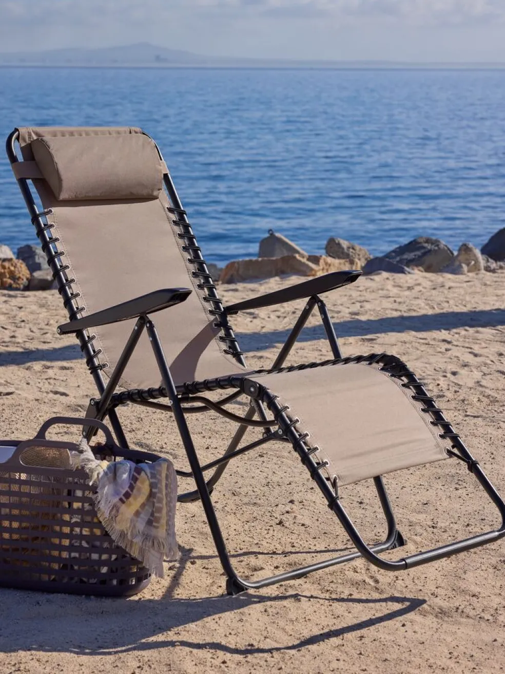 ULFBORGChaise relax ULFBORG sable foncé