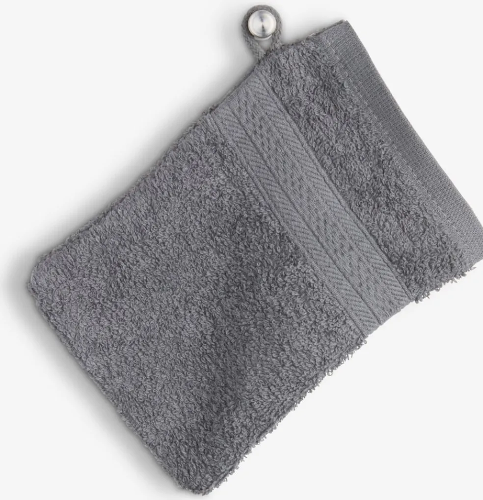 UPPSALABasicGant de toilette UPPSALA 14x20 gris
