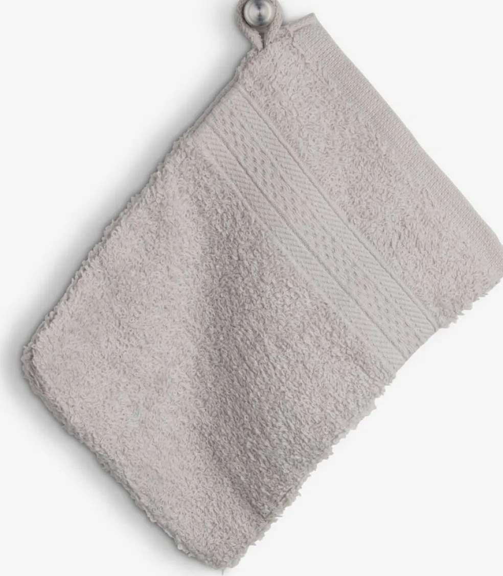 UPPSALABasicGant de toilette UPPSALA 14x20 gris clair