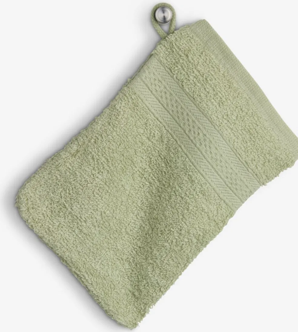 UPPSALAGant de toilette UPPSALA 14x20 vert clair