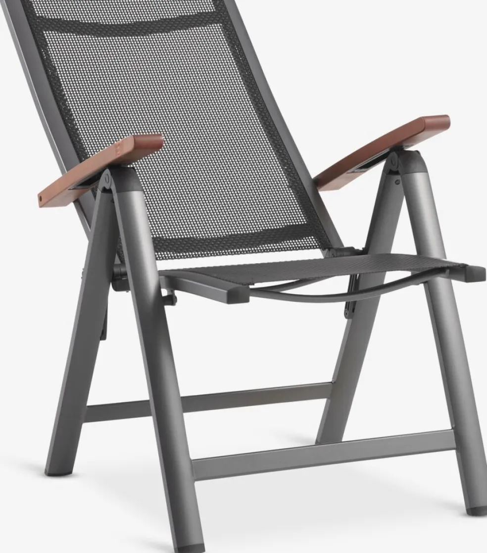 UVDAL + SIRDALUVDAL L223 table bois dur + 4 SIRDAL chaises gris