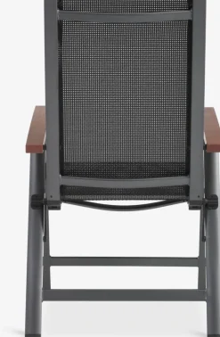 UVDAL + SIRDALUVDAL L223 table bois dur + 4 SIRDAL chaises gris